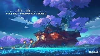 Genshin Impact OST  Pure Sky x Springvale Theme 2  Mondstadt Soundtrack [upl. by Barimah66]