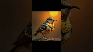 Sunbird Chrispying sunbird birds bird birdsounds birdslover birdanimation shortsvideo shorts [upl. by Mitzi]