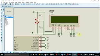 12 Examples of interfacing LCD to AVR using CodeVision and Proteus [upl. by Spragens]