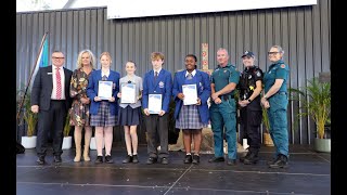 Courageous Aquinas College Ashmore students honoured after bus incident [upl. by Vittorio192]