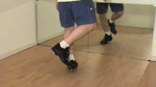 Back Essence Tap Dance Move Shown by Rod Howell at unitedtapscom [upl. by Atirma]