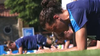 Le Azzurre si allenano a Coverciano per Womens EURO 2017 [upl. by Ennovehc894]