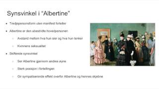 quotEt dukkehjemquot og Albertine [upl. by Ettolrahc]