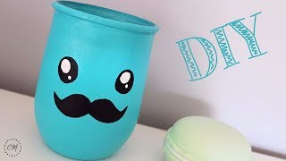 DIY  Kawaii Glas  Malen mit Acrylfarbe  Tutorial  Canis Minor Art [upl. by Cutcliffe]