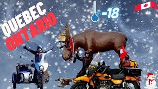 S2E10 Canada RouynNoranda Hearst Dubreuilville TerraceBay tour du monde en sidecar Ural [upl. by Ytoc258]