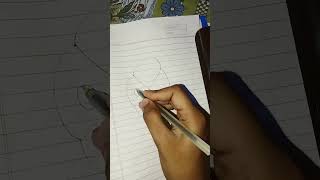 X  bull drawing easy youtubeshort art trending [upl. by Buffum151]