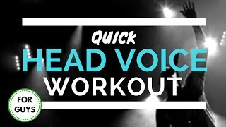 Unlock Your Highest Range with THESE Head Voice Vocal Exercises for Guys [upl. by Xavler]