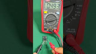 How to test Mosfet with multimeter  check MOSFETsIGBTs shorts diy electronic how viral [upl. by Atews]