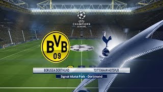 Borussia Dortmund vs Tottenham Hotspur ᴴᴰ 21112017  UEFA Champions League 201718  PES 2017 [upl. by Enasus]