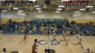 MET vs Wrangell Wolves Varsity Boys Basketball Game  February 18th 2023 [upl. by Adnamar]