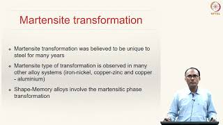 Lecture 36  Martensite Transformation CCT Diagram [upl. by Olecram460]