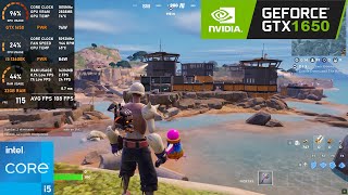 GTX 1650  Fortnite  1080p tested in 2024 [upl. by Oos]