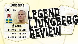 Fifa 14 Legend Freddy Ljungberg 86 Player Review amp In Game Stats [upl. by Ellehcil547]