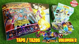 Tazos  Taps Saint Seiya  Caballeros del Zodiaco 2022 Unboxing  Coleccionador  Posters [upl. by Dnalyar]