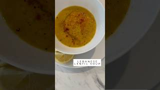 Traditional Lebanese Lentil Soup Recipe  Authentic Easy and Quick Meal [upl. by Dahlia]