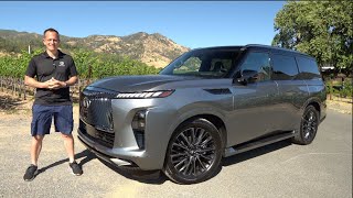 Is the 2025 Infiniti QX80 a BETTER full size luxury SUV than a Lincoln Navigator [upl. by Linnette]