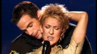 Celine Dion Et Garou  Sous Le Vent Live [upl. by Aerdna491]