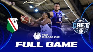 Legia Warszawa v Jonava CBet  Full Basketball Game  FIBA Europe Cup 202324 [upl. by Alikat505]