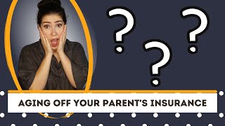 AFFORDABLE CARE ACT amp Aging Off Your Parents Insurance How to SAVE MONEY on HEALTH INSURANCE [upl. by Latona]