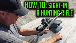 How to SightIn a Hunting Rifle Eastmans [upl. by Fosdick]