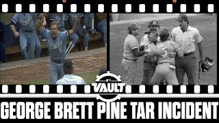 The Famous Pine Tar Incident George Brett goes berserk after being called out [upl. by Yellac]