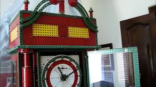 Meccano Grandfather Clock [upl. by Kiernan544]