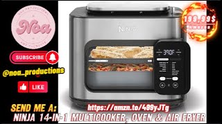 Ninja 14in1 Multicooker Oven amp Air Fryer 15Min Meals 3 Accessories Auto Menu Timer ShutOff [upl. by Eittik862]