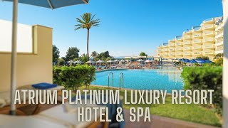 Hotel Atrium Platinum Luxury Resort amp Spa 2023 Rhodes Description and Review Greece [upl. by Halullat]