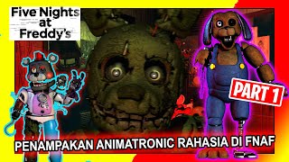 MEMBAHAS PENAMPAKAN ANIMATRONIK RAHASIA DAN HOAX DI FNAF PART 1 [upl. by Delmar602]