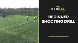 Beginner Shooting Drill  Football DNA [upl. by Sedinoel]