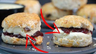 Clotted cream easy from UHT Cream in 30 mins with English Scones [upl. by Yrffoeg877]