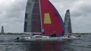 Corsair F31R Trimaran Snags Racing Mark [upl. by Nwatna801]