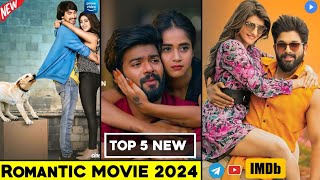 Love Story Movies 2024  Top 5 Best Rating South Indian Romantic Movies in Hindi  Filmy PRO Series [upl. by Gladis]