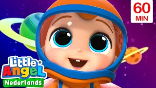 Baby John wil een astronaut worden  Kinderliedjes met Baby John  Little Angel Nederlands [upl. by Ponton]