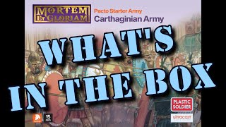 🔴 Whats in the Box ☺ Plastic Soldier Co 15mm MeG Carthaginian Pacto Army [upl. by Haiel]