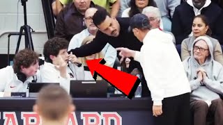 Matt Barnes Goes Viral After Freakout at Sons Basketball Game [upl. by Ardnoek]