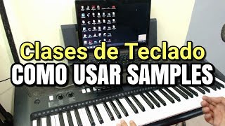 COMO USAR SAMPLES CON TU TECLADO POR MIDI  TUTORIAL [upl. by Uthrop35]