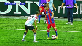 Top 5 Skills Lionel Messi Use to Beat Defenders HD [upl. by Rolandson181]