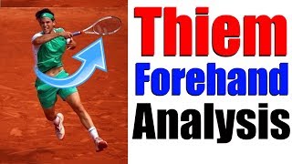 Dominic Thiem Forehand Analysis  Tennis Forehand Technique [upl. by Akinej]