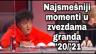 NAJSMEŠNIJI I NAJZANIMLJIVIJI MOMENTI U ZVEZDAMA GRANDA 2021 [upl. by Anauqahs]