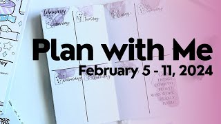 Plan with Me  February 5  11 2024  ArcherampOlive  According to Ali  Paperie Planning [upl. by Golding792]