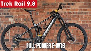 2023 Trek Rail 98 Full Review  Electric Mountain Bike Specs and Features Explored [upl. by Heilner]