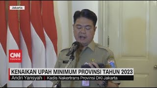 Pemprov DKI Naikkan UMP 2023 Sebesar 56 Persen atau Rp4901798 [upl. by Ayekahs]