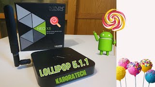 Minix XH8  Finless Lollipop ROM 10 [upl. by Einafit]