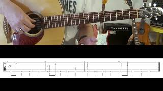 How to Play Bottleneck Slide Guitar quotThe Beginnerquot easy Bottleneck Picking Blues Open E [upl. by Abana]