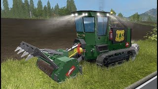 Farming Simulator 17 Mods  Galotrax 800 Forestry Mulcher [upl. by Gnilhsa]