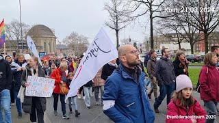 Internationaler Tag gegen Rassismus Demonstration Köln 21032024 [upl. by Odnalo617]