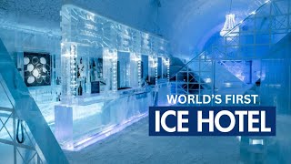 Worlds First Ice Hotel Jukkasjärvi Sweden  Aleeza Unveils [upl. by Eed]