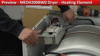 Maytag Dryer  No Heat  Heater Element Repair [upl. by Maddock]