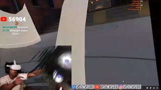 IShowSpeed PC falls after getting crossed in VR 😂Not ClickBait [upl. by Haek232]